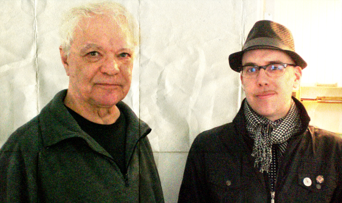 Avec Yvon Hubert, printemps 2012.