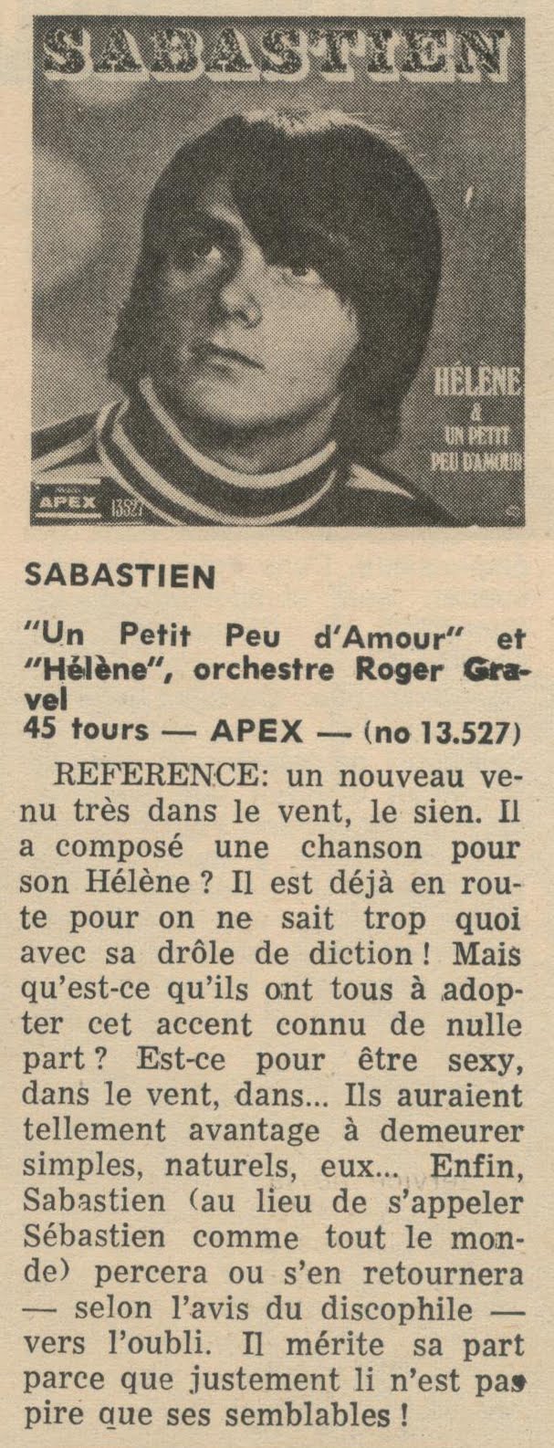 Télé Journal; juin 1969.